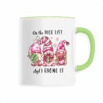 Tasse Céramique colorée "On the Nice List"