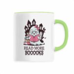 Tasse Céramique colorée "Cute Gost Read More Booooks""