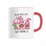 Tasse Céramique colorée "On the Nice List"