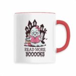 Tasse Céramique colorée "Cute Gost Read More Booooks""