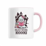 Tasse Céramique colorée "Cute Gost Read More Booooks""