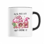 Tasse Céramique colorée "On the Nice List"