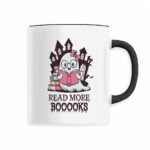 Tasse Céramique colorée "Cute Gost Read More Booooks""