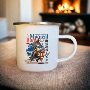Mug émaillé 'magical Ramen"