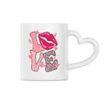 Love Mug à anse en forme de cœur