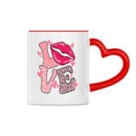 Love Mug à anse en forme de cœur
