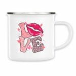Love Mug Vintage en Métal