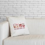 Love more worry less,Aimer plus, s'inquiéter moins,Coussin